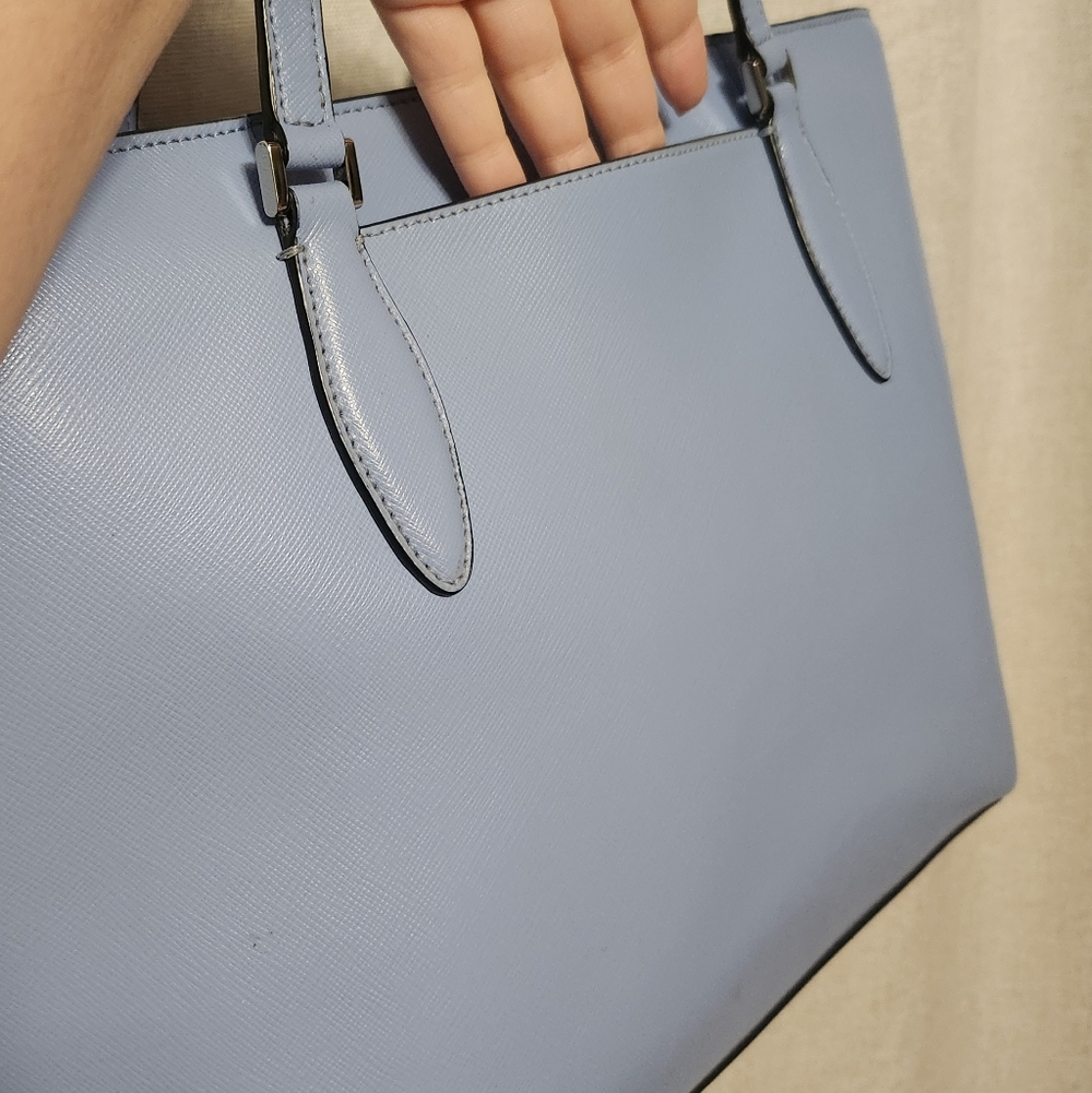 kate spade Blue Leather Tote Bag - Picture 8 of 12